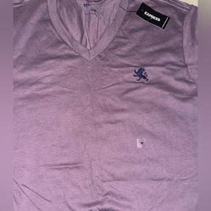 Express unisex VNeck TShirt Medium